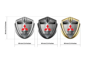Mitsubishi Emblem Fender Badge Customizable Pro Edition